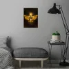 Hyrule Logo Metall Poster für Zelda Fans
