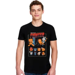 Ilustrata - Anime Fighter T-Shirt schwarz