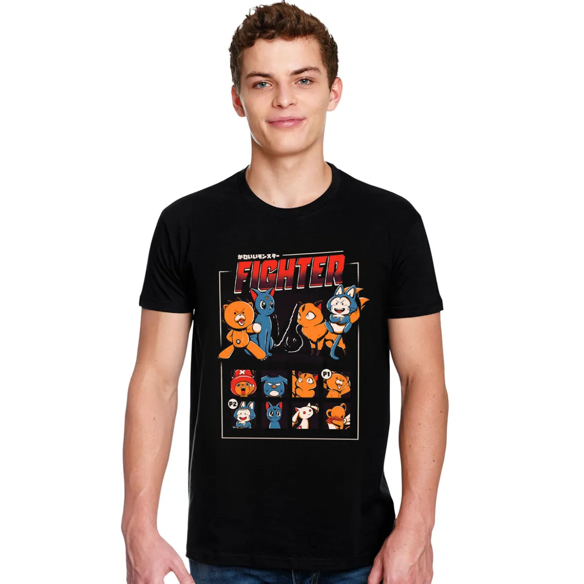 Ilustrata - Anime Fighter T-Shirt schwarz