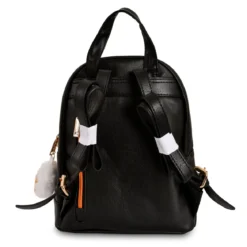 Ilustrata - Dark Ramen Rucksack mit Pom Pom Anhänger schwarz