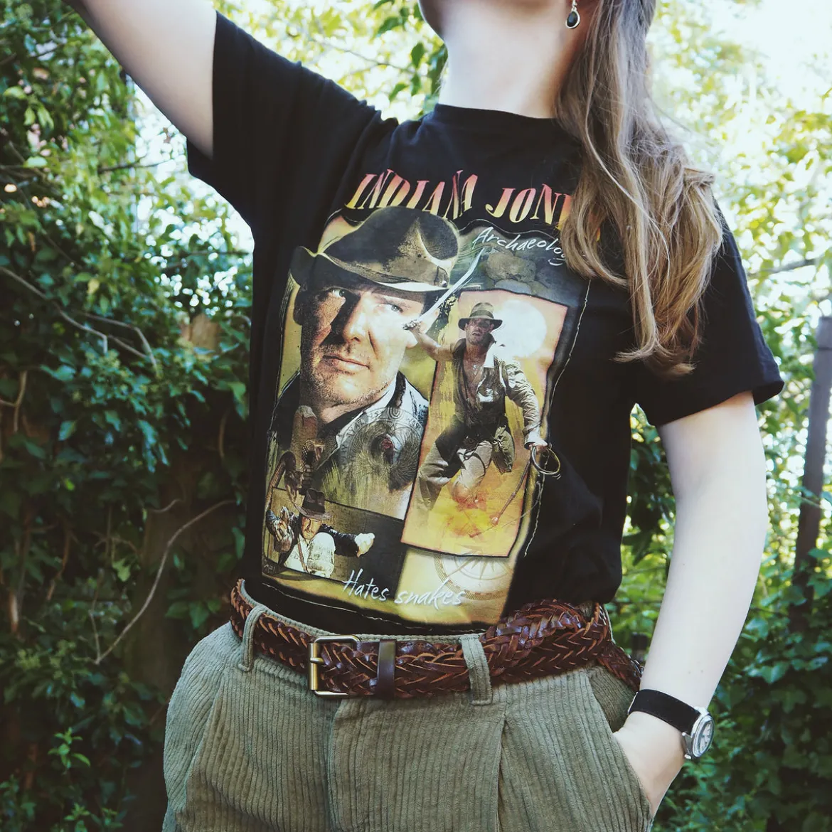 Indiana Jones - Homage T-Shirt schwarz