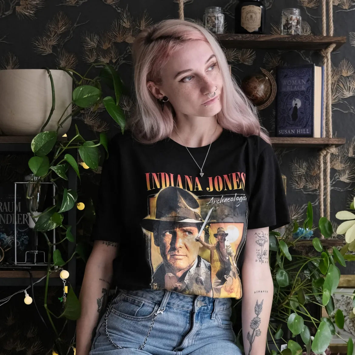 Indiana Jones - Homage T-Shirt schwarz