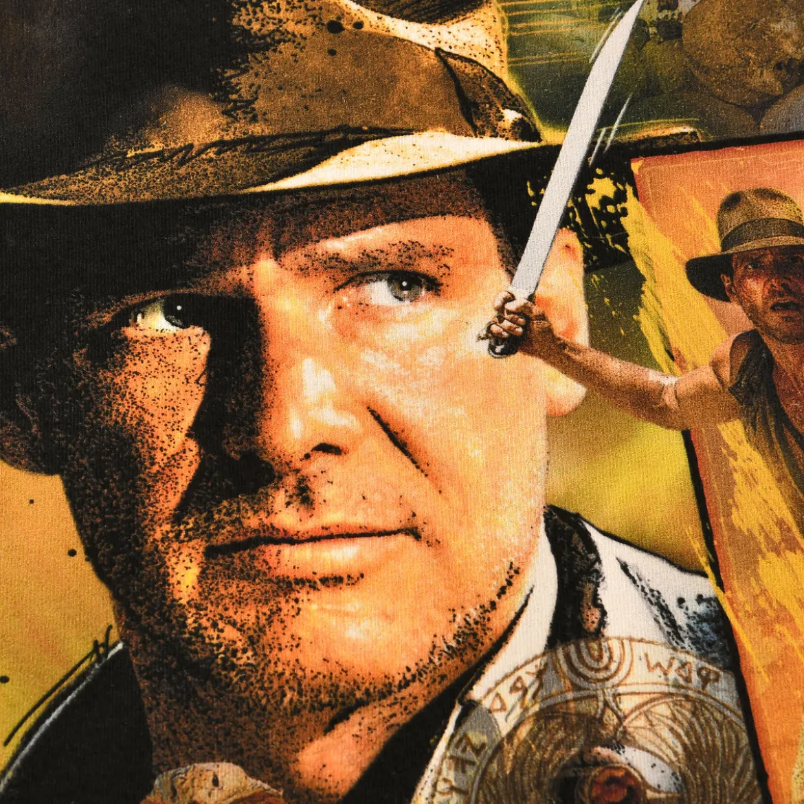 Indiana Jones - Homage T-Shirt schwarz