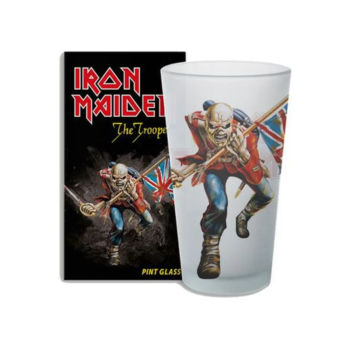 Iron Maiden Bierglas The Trooper