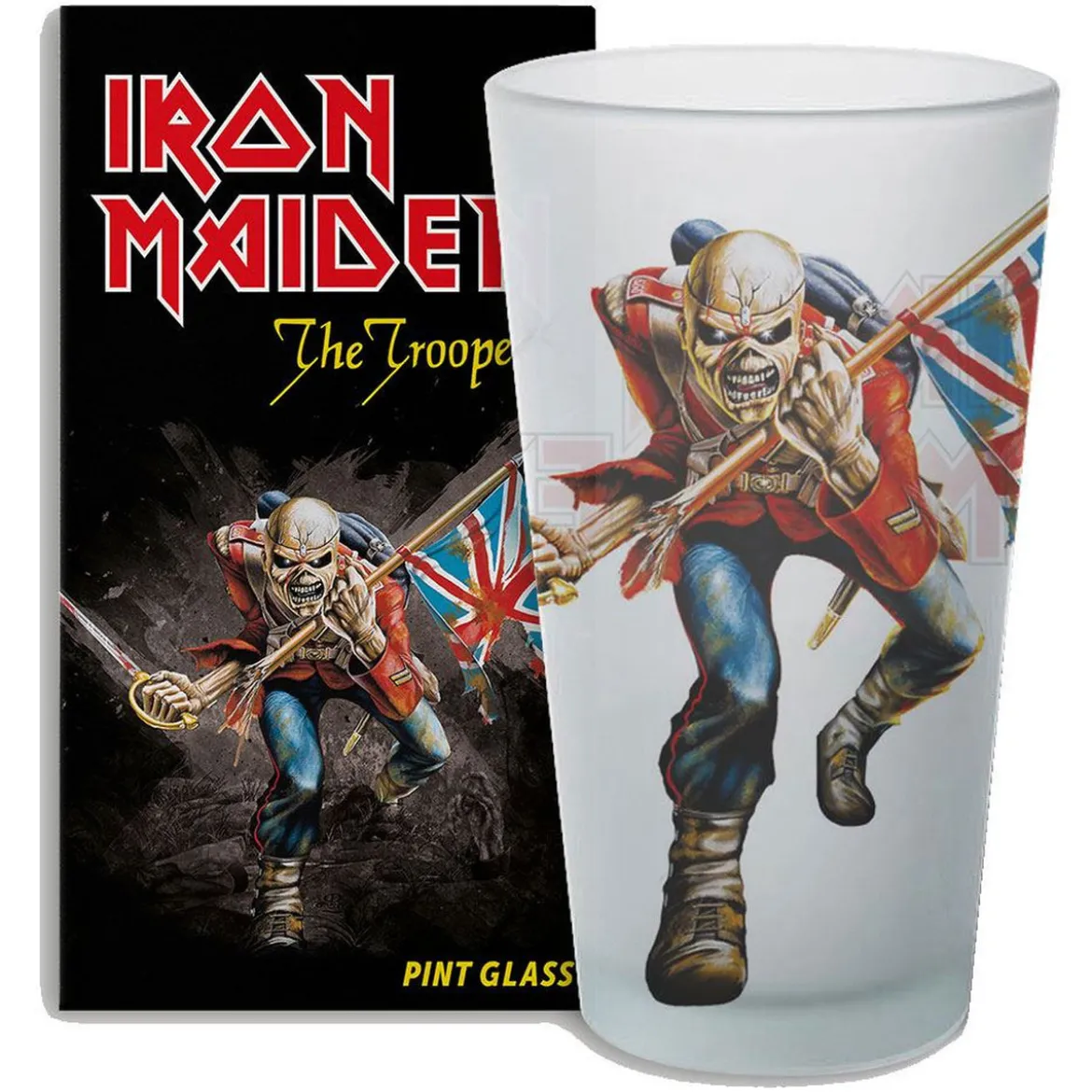 Iron Maiden Bierglas The Trooper