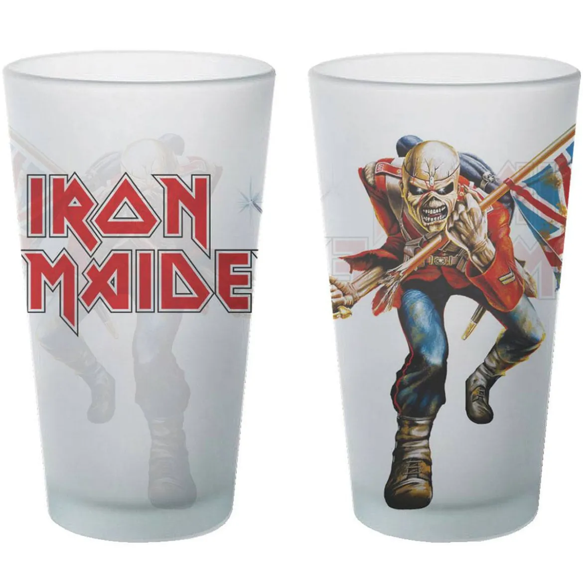 Iron Maiden Bierglas The Trooper