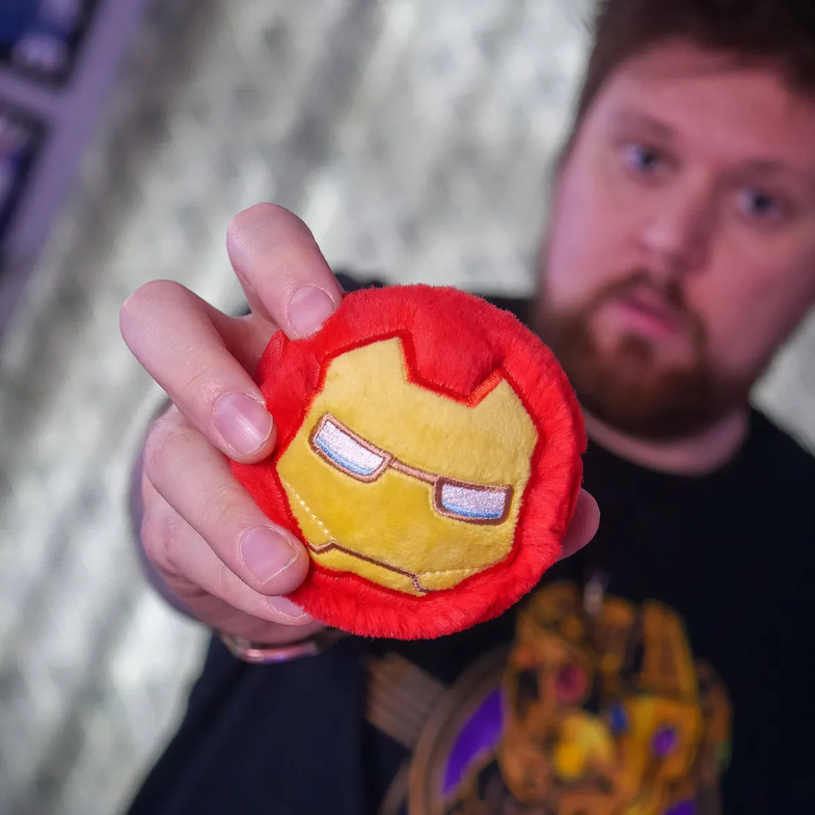 Iron Man - Beanie Bouncers hüpfender Plüsch Ball
