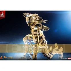 Iron Man - Iron Mark III Masterpiece Actionfigur 1:6 Gold Color Version Exklusiv