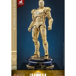 Iron Man - Iron Mark III Masterpiece Actionfigur 1:6 Gold Color Version Exklusiv