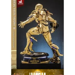 Iron Man - Iron Mark III Masterpiece Actionfigur 1:6 Gold Color Version Exklusiv