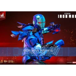 Iron Man Movie Masterpiece Diecast Actionfigur 1/6 Iron Man Mark III (Stealth Mode Ver.) 2.0 Hot Toys Exclusive 33 cm