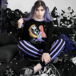 Jack und Sally Pyjama - Nightmare Before Christmas