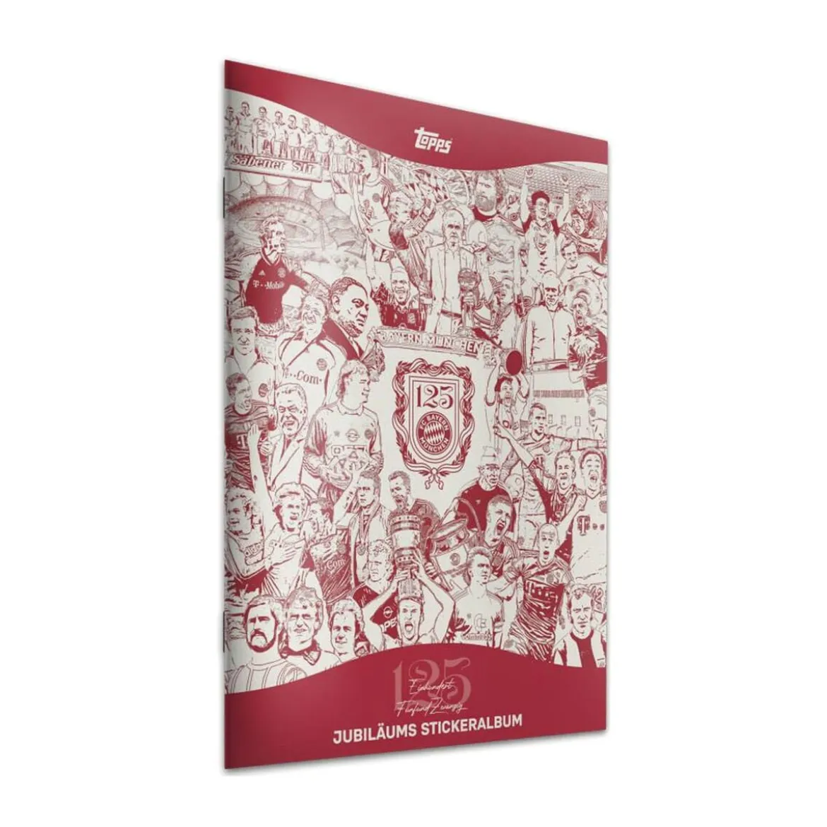 125 Jahre FC Bayern München Sticker Sammelalbum *Deutsche Version*