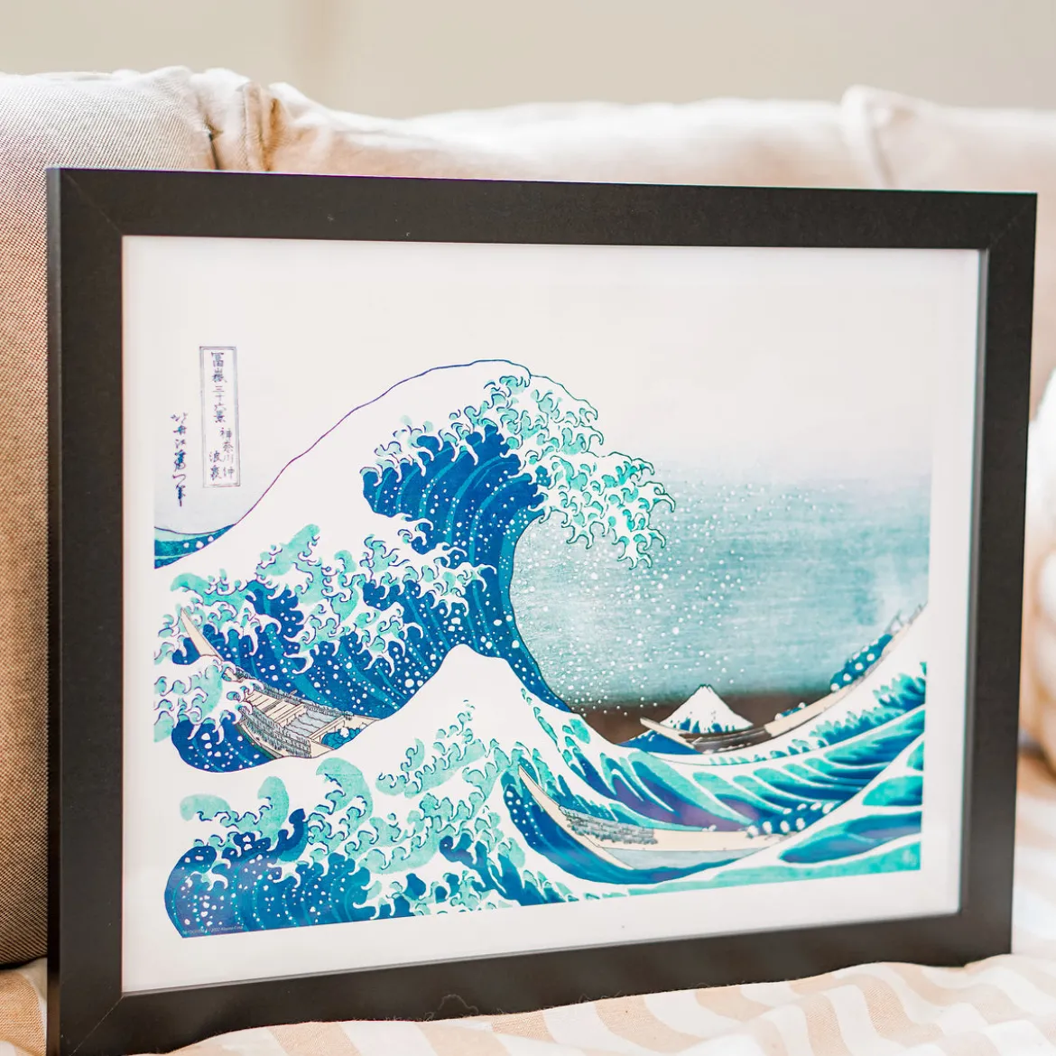 Japanese Wandbild - The Great Wave off Kanagawa