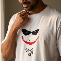 Joker - Hahaha Premium Oversize T-Shirt weiß