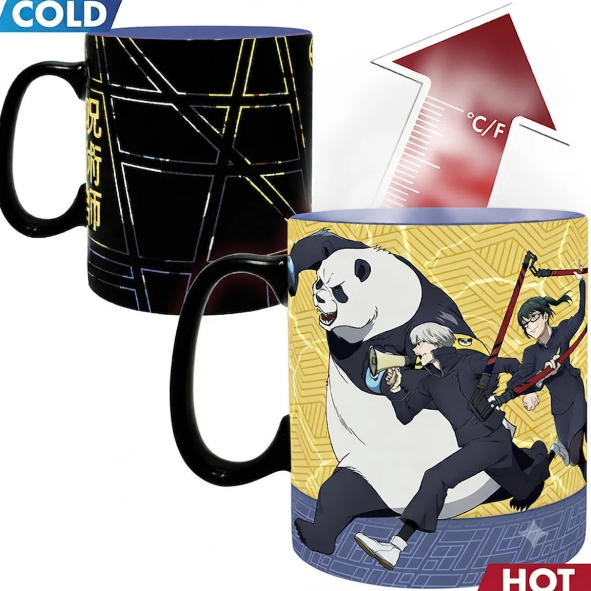 Jujutsu Kaisen - Group Thermoeffekt Tasse