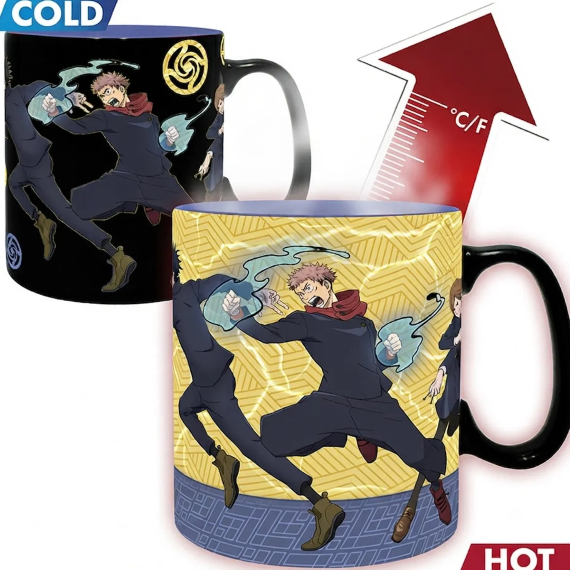 Jujutsu Kaisen - Group Thermoeffekt Tasse