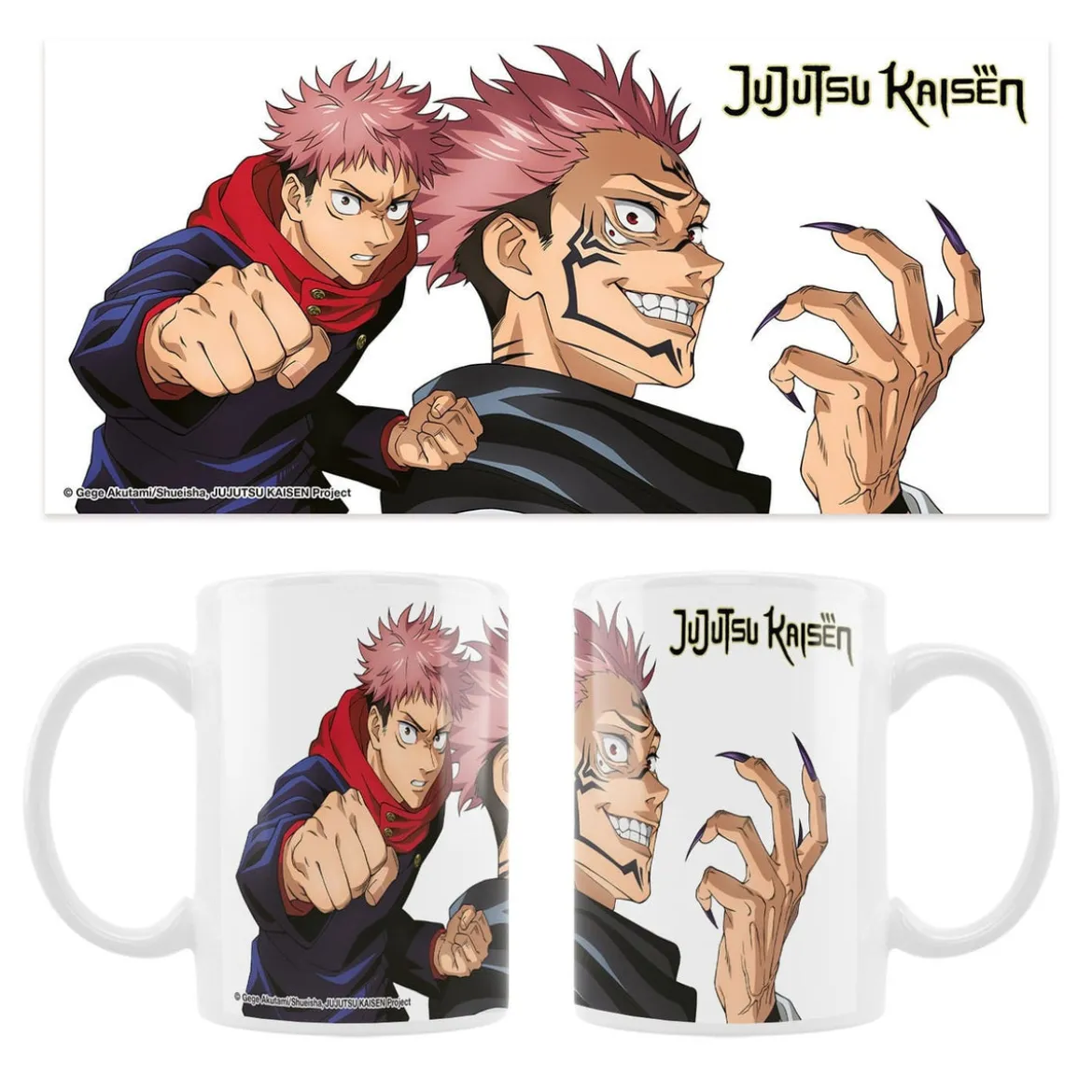 Jujutsu Kaisen Keramiktasse Yuji & Sukuna