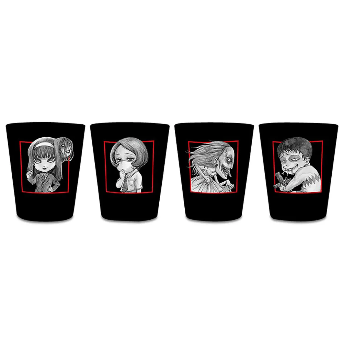 Junji Ito - Character Shots Gläserset