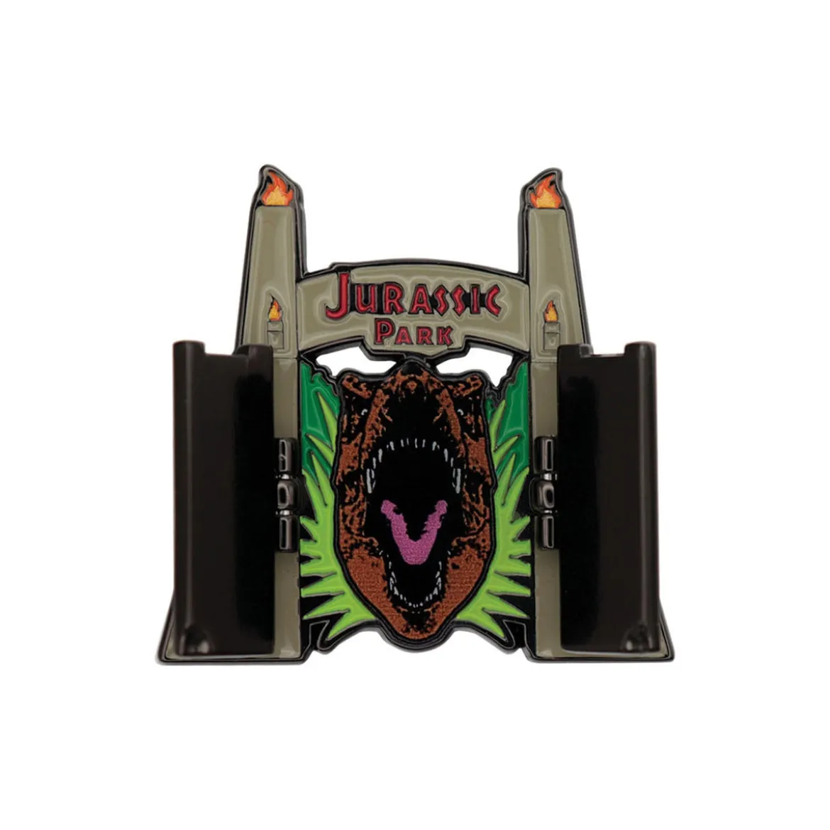 Jurassic Park Ansteck-Pin Gates Hinged