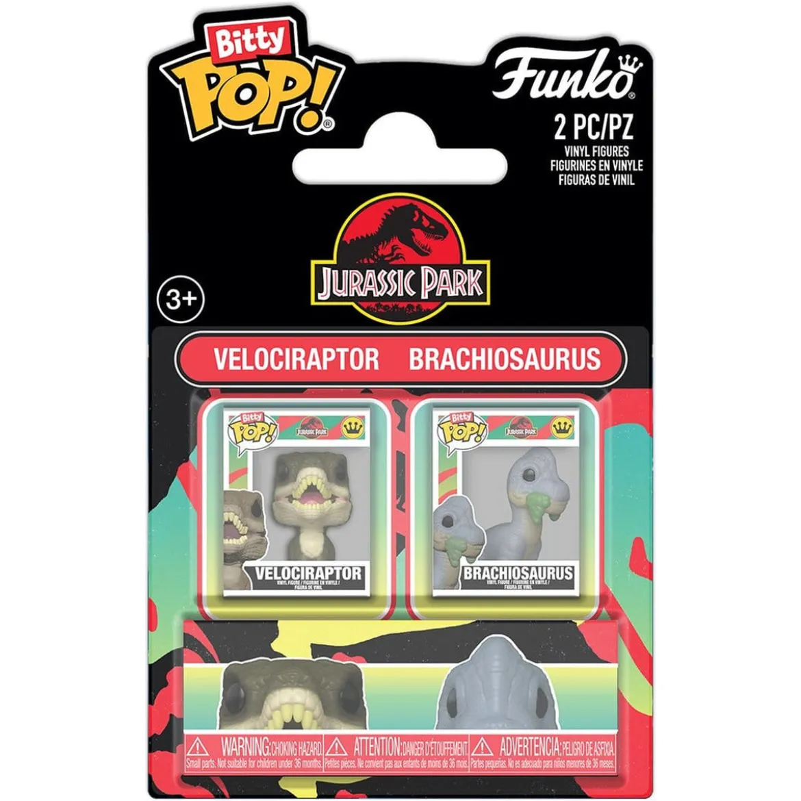 Jurassic Park Bitty POP! Vinyl Figuren 2er-Pack