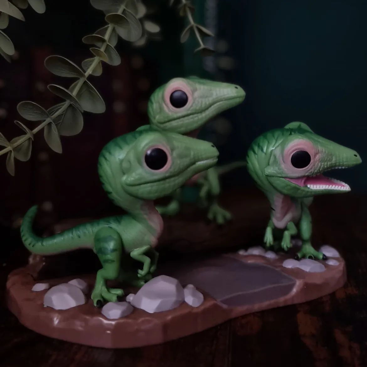 Jurassic Park - Compsognathus Funko Pop Diorama Figur