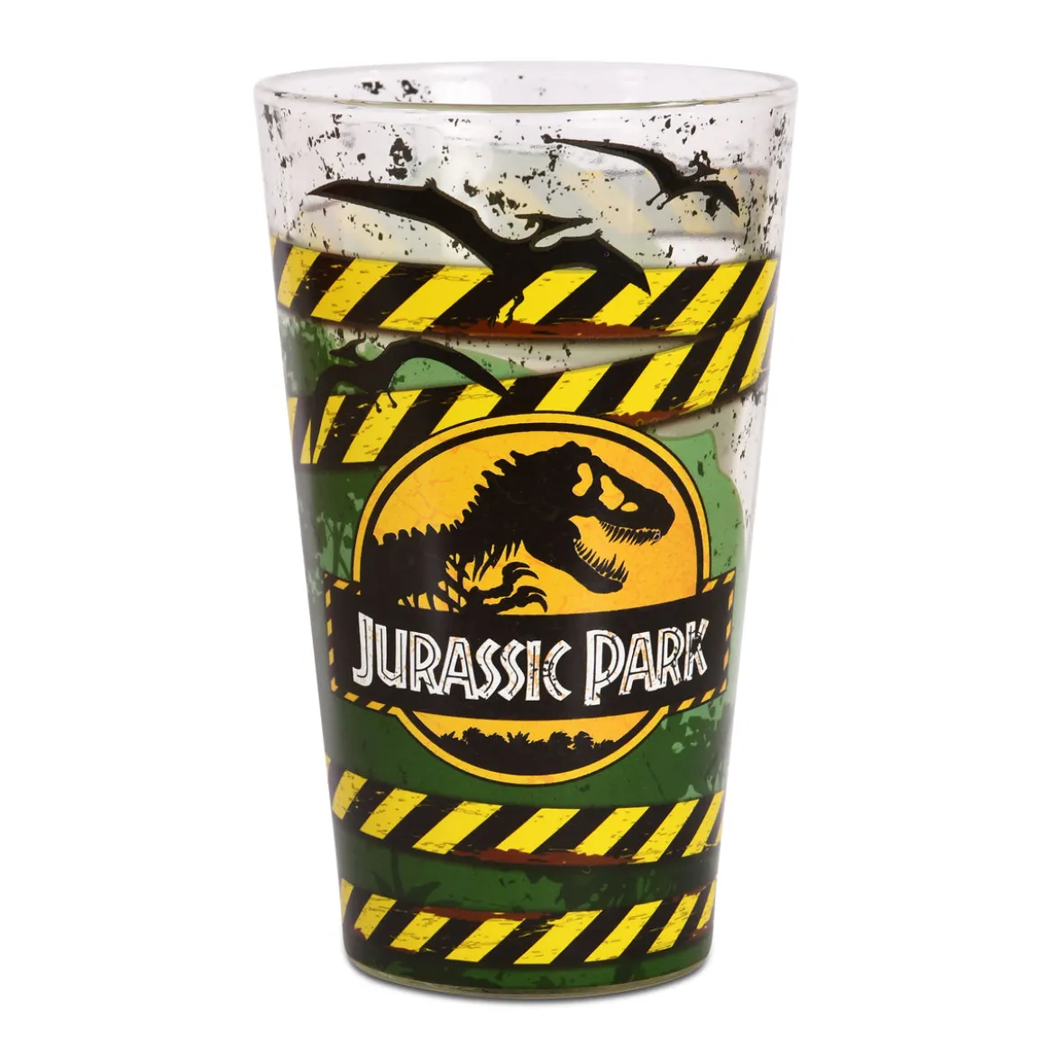 Jurassic Park - Danger High Voltage Glas