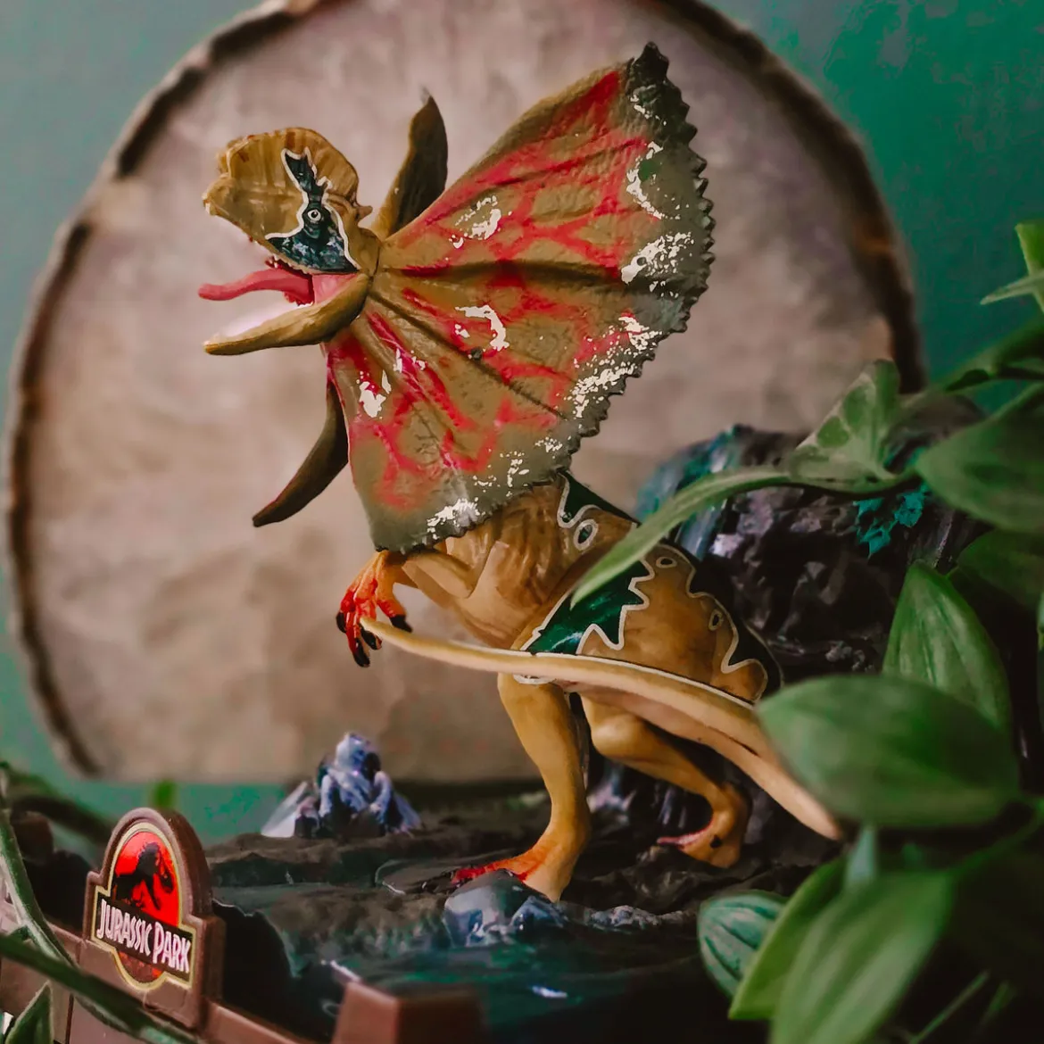 Jurassic Park - Dilophosaurus Figur