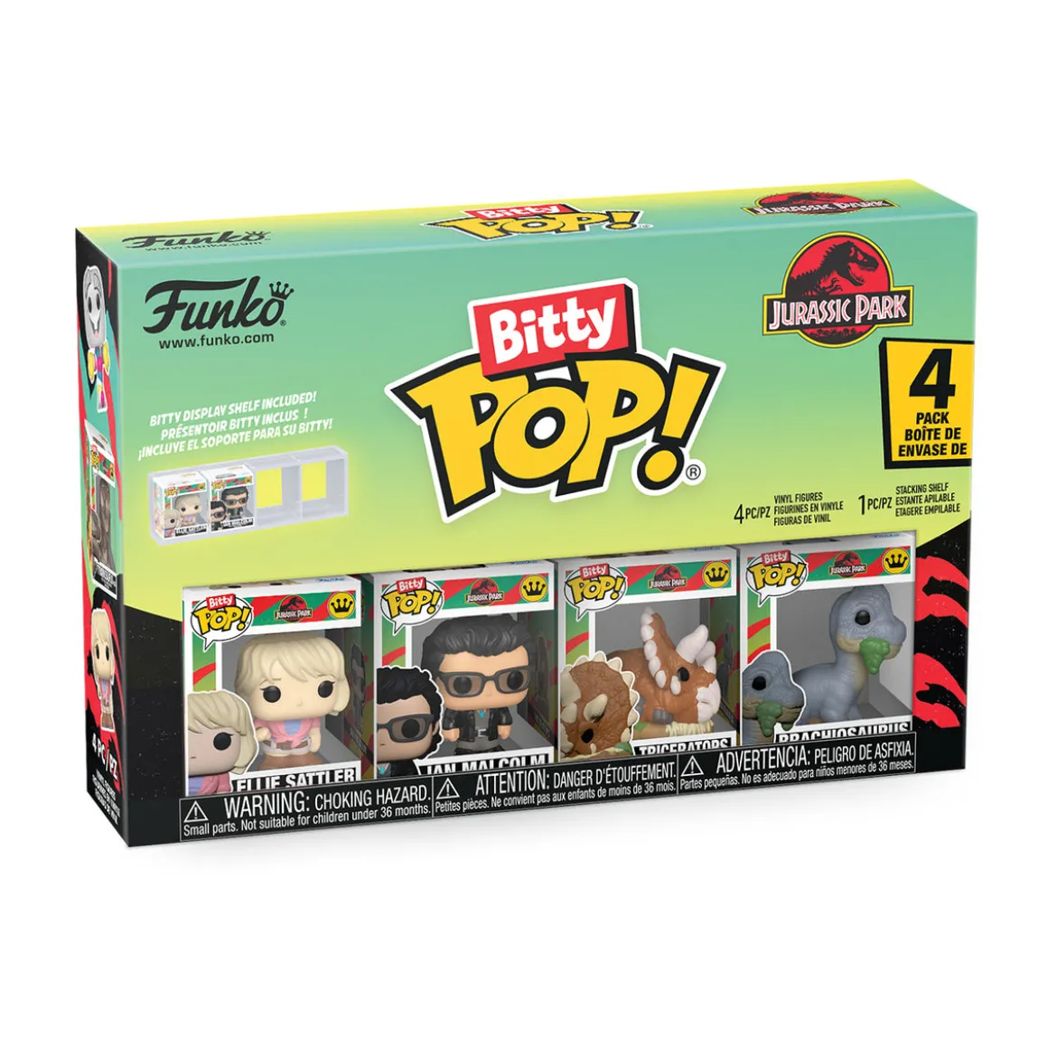Jurassic Park - Funko Bitty Pop Figuren Set Series 1