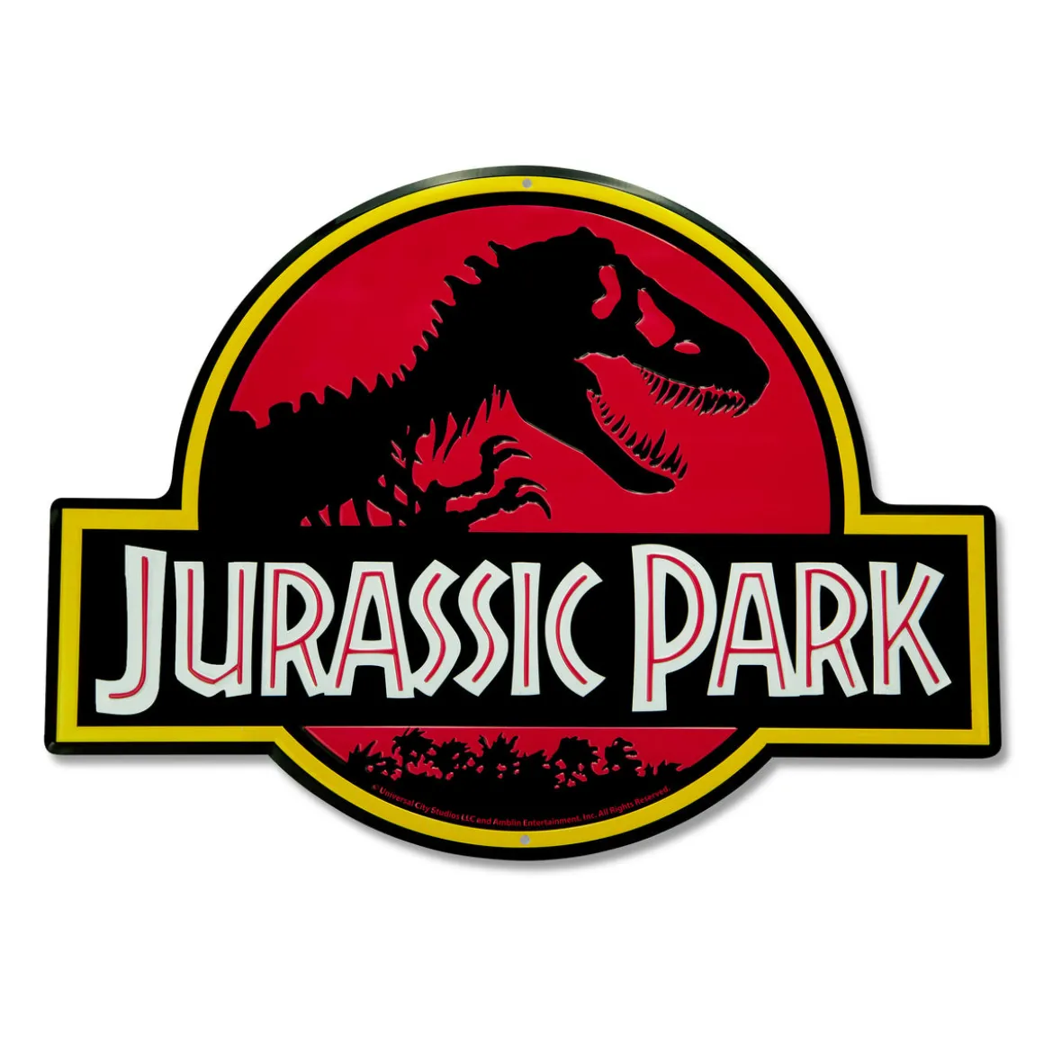 Jurassic Park - Logo Schild