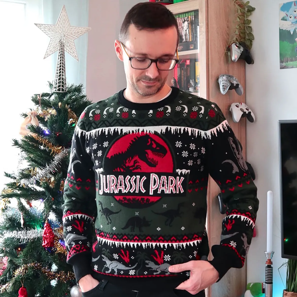 Jurassic Park - Logo Strickpullover
