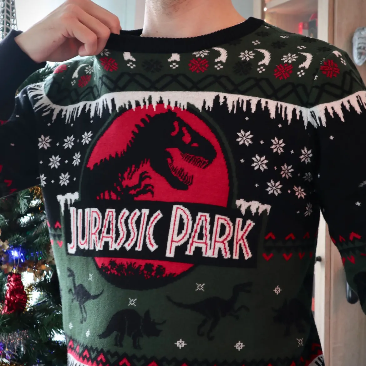 Jurassic Park - Logo Strickpullover