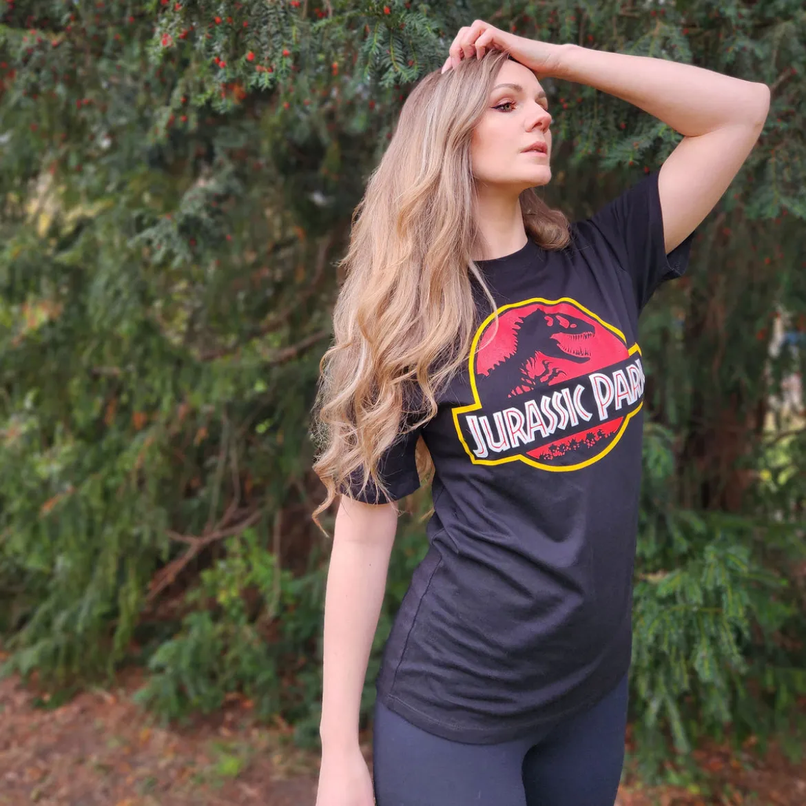 Jurassic Park - Logo T-Shirt schwarz