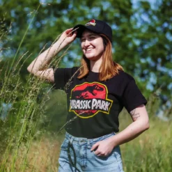 Jurassic Park - Logo T-Shirt schwarz