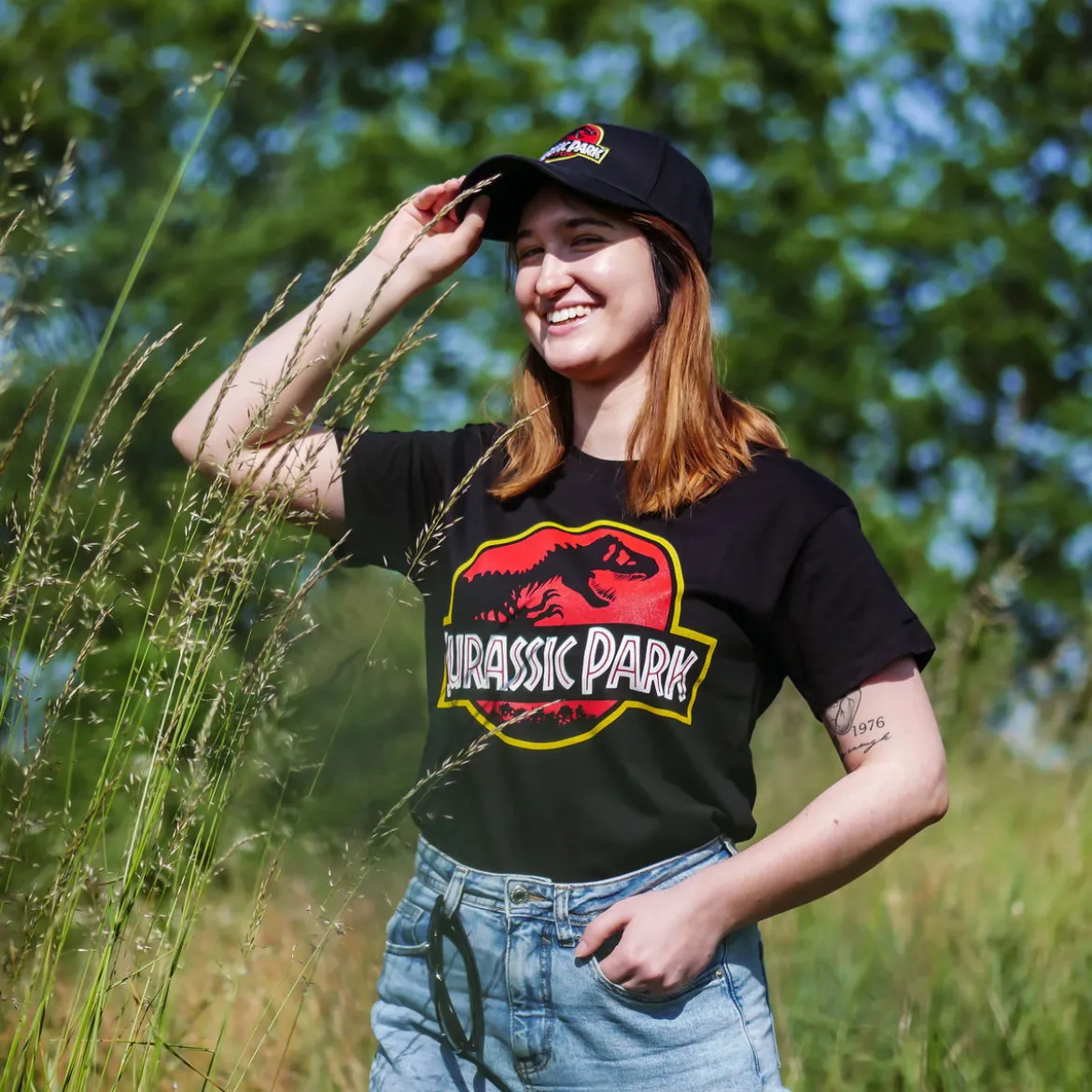 Jurassic Park - Logo T-Shirt schwarz