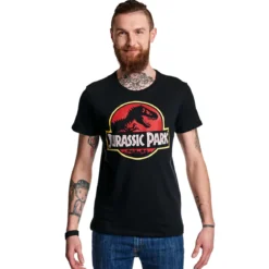 Jurassic Park - Logo T-Shirt schwarz