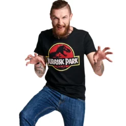 Jurassic Park - Logo T-Shirt schwarz