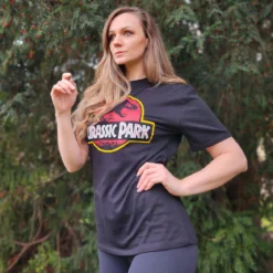 Jurassic Park - Logo T-Shirt schwarz