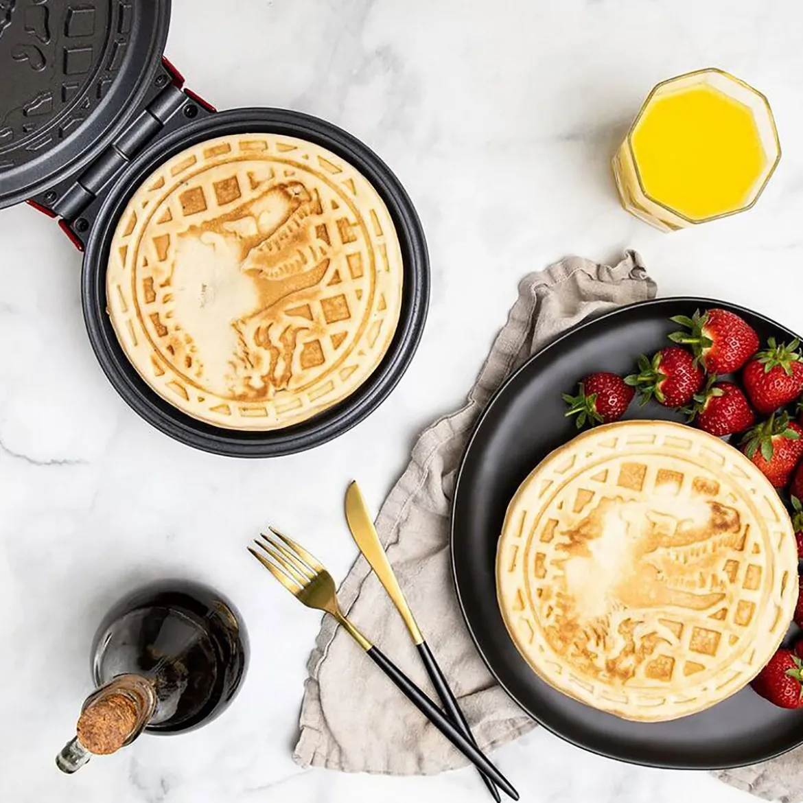 Jurassic Park - Logo Waffeleisen