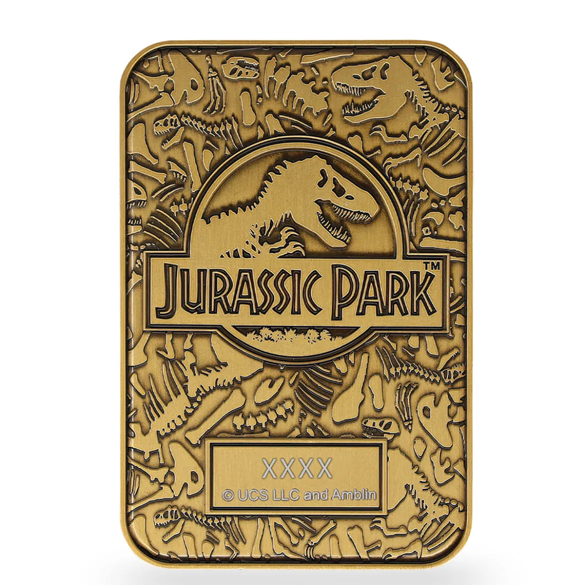 Jurassic Park - Moskito in Amber Metallbarren Replik limitiert