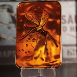 Jurassic Park - Moskito in Amber Metallbarren Replik limitiert