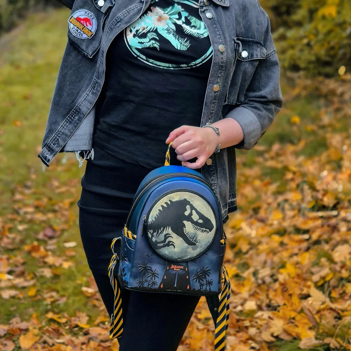 Jurassic Park - 30th Anniversary Dino Moon Glow in the Dark Mini Rucksack