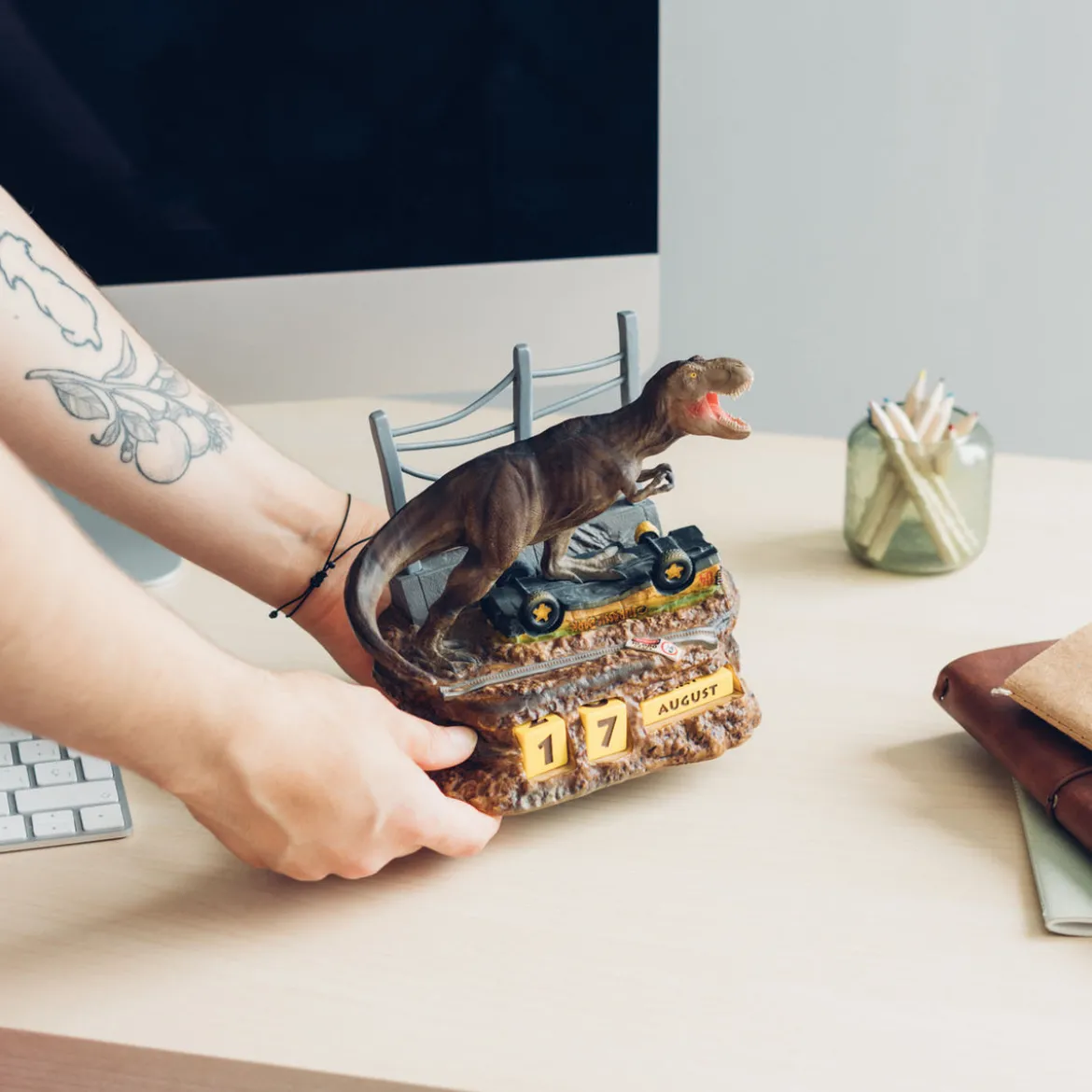 Jurassic Park - T-Rex 3D Jahres-Kalender