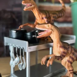 Jurassic Park - Velociraptor Figurenset