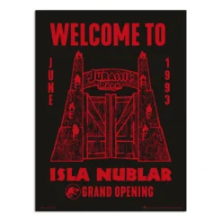 Jurassic Park - Welcome to Isla Nublar Wandbild