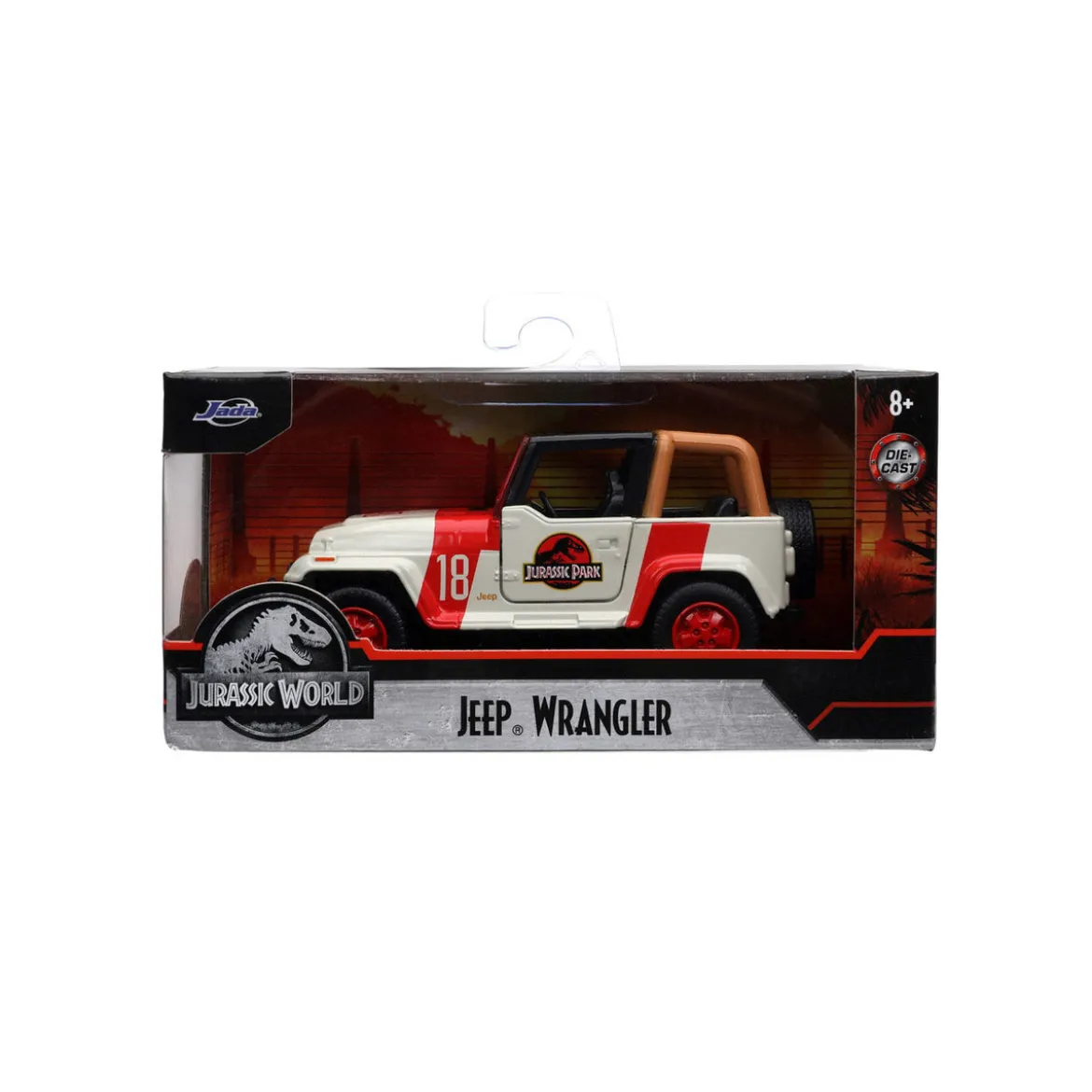Jurassic World Diecast Modell 1/32 Jeep Wrangler