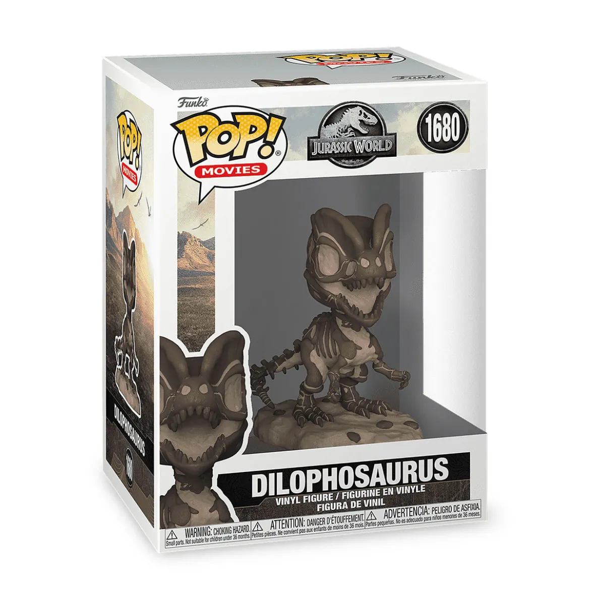 Jurassic World - Fossil Dilophosaurus Funko Pop Figur