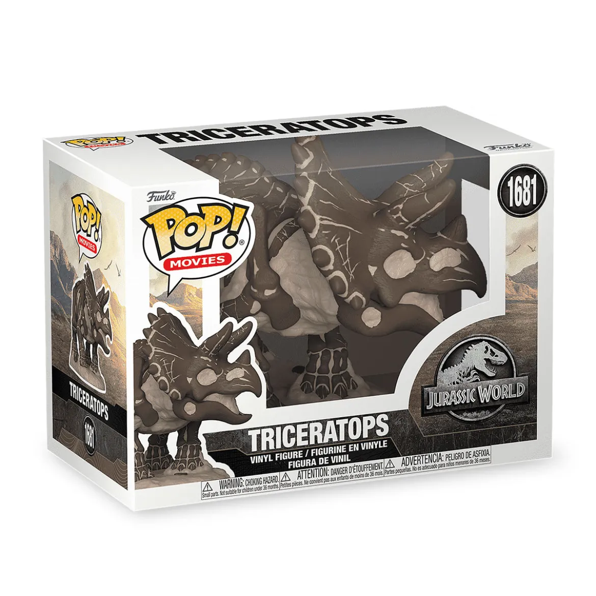 Jurassic World - Fossil Triceratops Funko Pop Figur