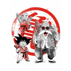 Kame School Metall Poster für Dragon Ball Fans