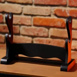 Katana Ständer für zwei Schwerter Zubehör schwarz